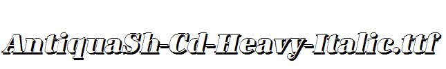 AntiquaSh-Cd-Heavy-Italic