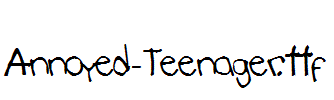 Annoyed-Teenager