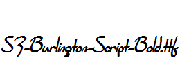 SF-Burlington-Script-Bold