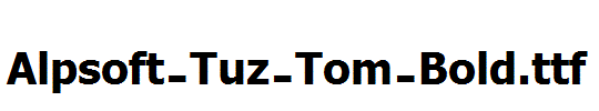 Alpsoft-Tuz-Tom-Bold