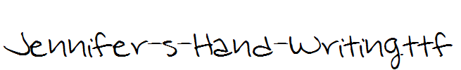 Jennifer-s-Hand-Writing