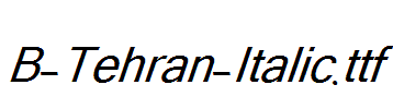 B-Tehran-Italic