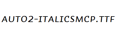 Auto2-ItalicSmCp