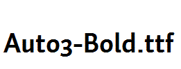 Auto3-Bold