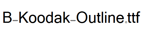 B-Koodak-Outline