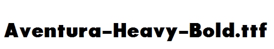 Aventura-Heavy-Bold