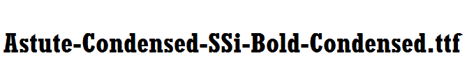 Astute-Condensed-SSi-Bold-Condensed
