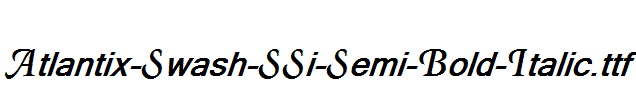 Atlantix-Swash-SSi-Semi-Bold-Italic