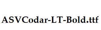 ASVCodar-LT-Bold