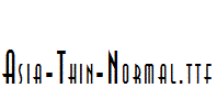 Asia-Thin-Normal