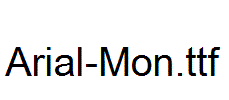 Arial-Mon