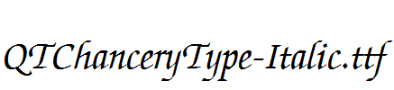 QTChanceryType-Italic.ttf