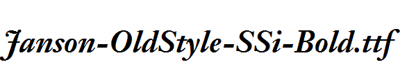 Janson-OldStyle-SSi-Bold.ttf