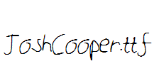 JoshCooper.ttf