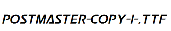 Postmaster-copy-1-.ttf