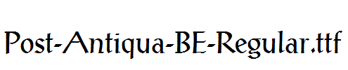 Post-Antiqua-BE-Regular.ttf