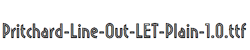 Pritchard-Line-Out-LET-Plain-1.0.ttf