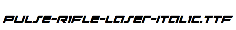 Pulse-Rifle-Laser-Italic.ttf