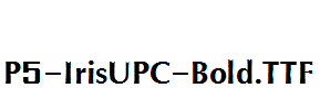 P5-IrisUPC-Bold.ttf