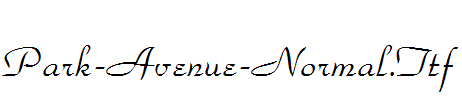 Park-Avenue-Normal.ttf