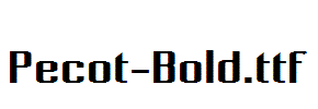 Pecot-Bold.ttf