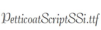 PetticoatScriptSSi.ttf