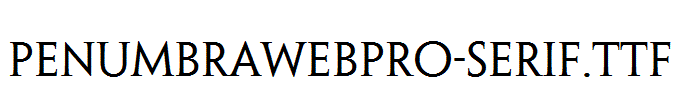 PenumbraWebPro-Serif.ttf
