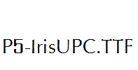 P5-IrisUPC.ttf