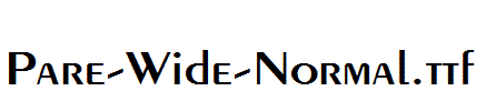 Pare-Wide-Normal.ttf