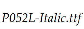 P052L-Italic.ttf