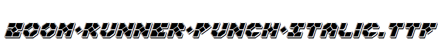 Zoom-Runner-Punch-Italic.ttf