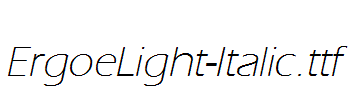 ErgoeLight-Italic.ttf
