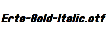Erte-Bold-Italic.otf