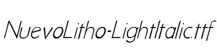 NuevoLitho-LightItalic.ttf