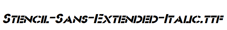 Stencil-Sans-Extended-Italic.ttf
