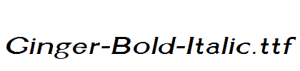 Ginger-Bold-Italic.ttf