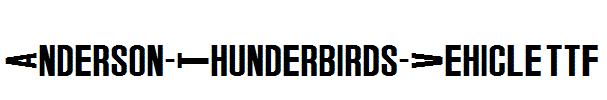 Anderson-Thunderbirds-Vehicle.ttf