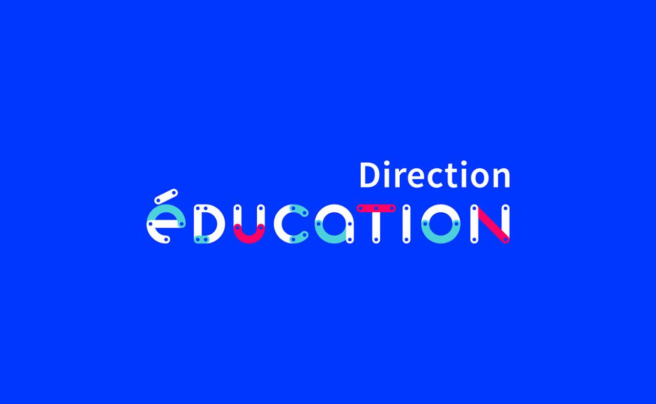 Direction Education 教育机构品牌形象设计字体设计赏析