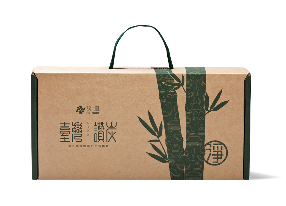台湾赞炭标志和包装设计