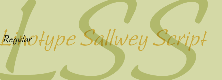 Linotype Sallwey Script™