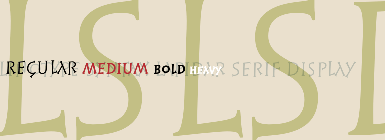 Linotype Syntax® Lapidar Serif Display