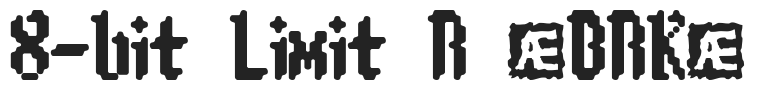 8-bit Limit R (BRK).ttf字体下载