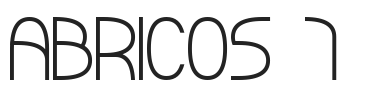 ABRICOS 7.ttf字体下载