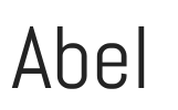 Abel.ttf字体下载