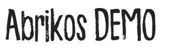Abrikos DEMO.otf字体下载