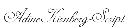 AdineKirnberg-Script.ttf字体下载