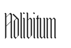 Adlibitum.ttf字体下载