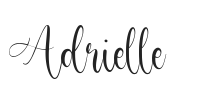 Adrielle.otf字体下载