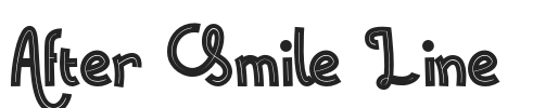 After Smile Line.otf字体下载