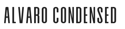 Alvaro Condensed.otf字体下载